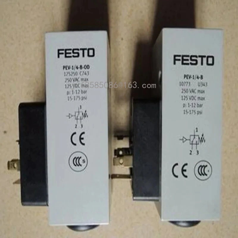 

FESTO Genuine Original 10485-FK-M27X2,10773 PEV-1/4-B,1045554 107107 10772 10775 10776, All Series Available, Price Negotiable