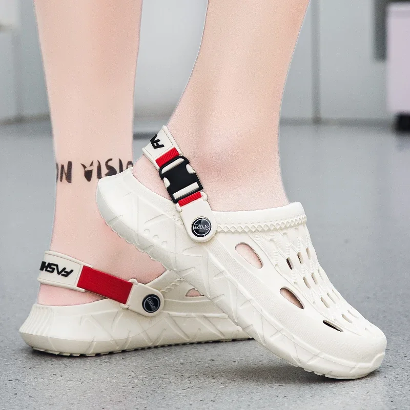 Summer men's sandals, anti-slip thick-soled, indoor and outdoor anti-slip beach slippers, large-sized sandals, shoes for men