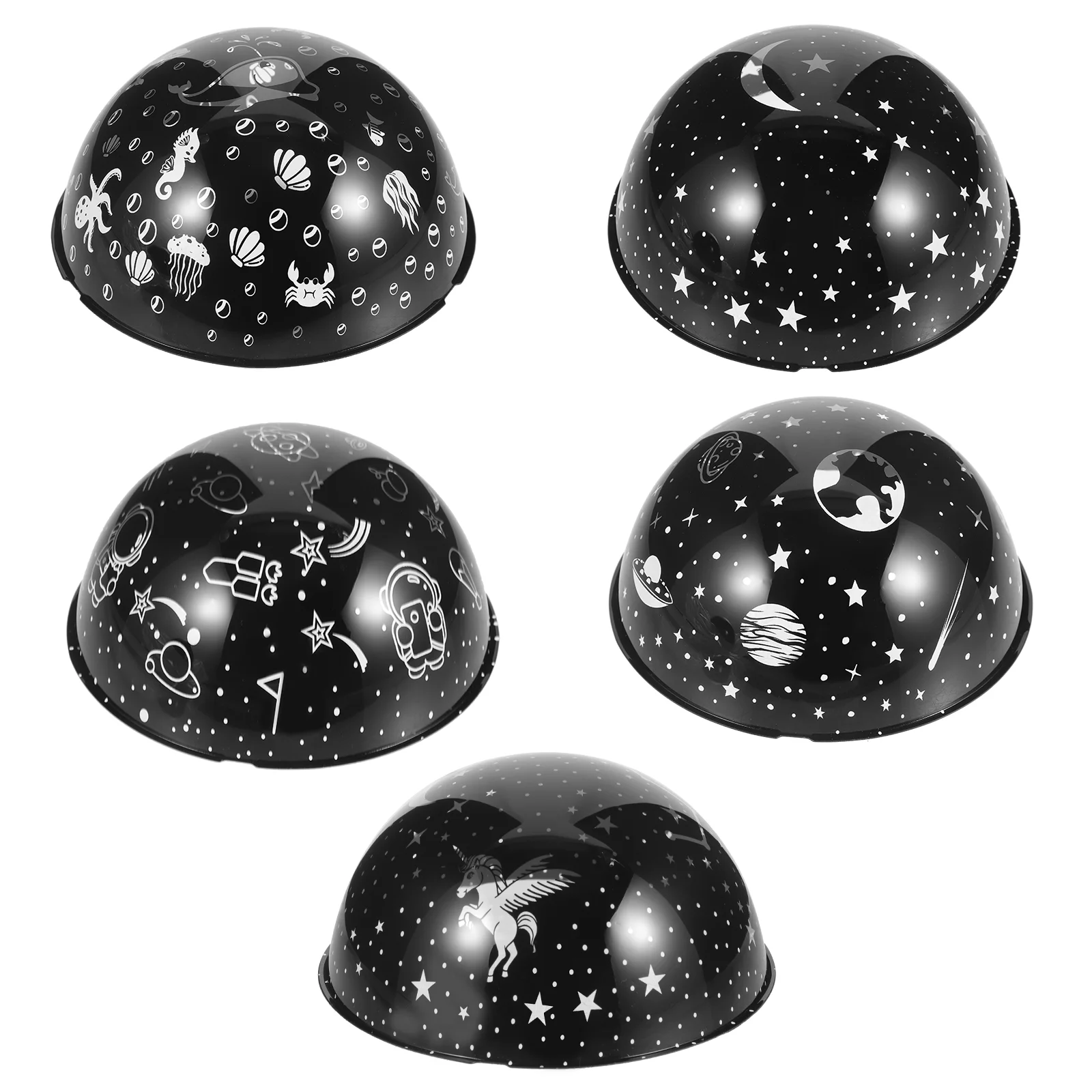 

5 Pcs Halloween Projector Universe Film Light Adorable Lighting Star Space Night Lamp
