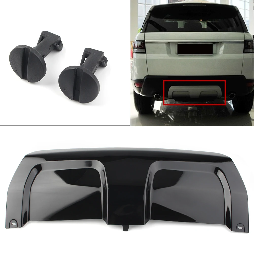 

Car Rear Bumper Cover Towing Eye Trim Plate Board Guard Gloss Black ABS For Land Rover Range Rover Sport 2014 2015 2016 2017