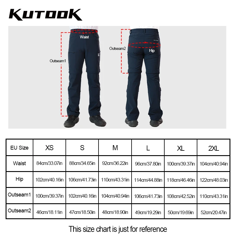 KUTOOK Hiking Pants Men Lightweight Outdoor Cargo Pants with 4 Pockets Water Resistant Camping Fishing Tactial Quick Dry