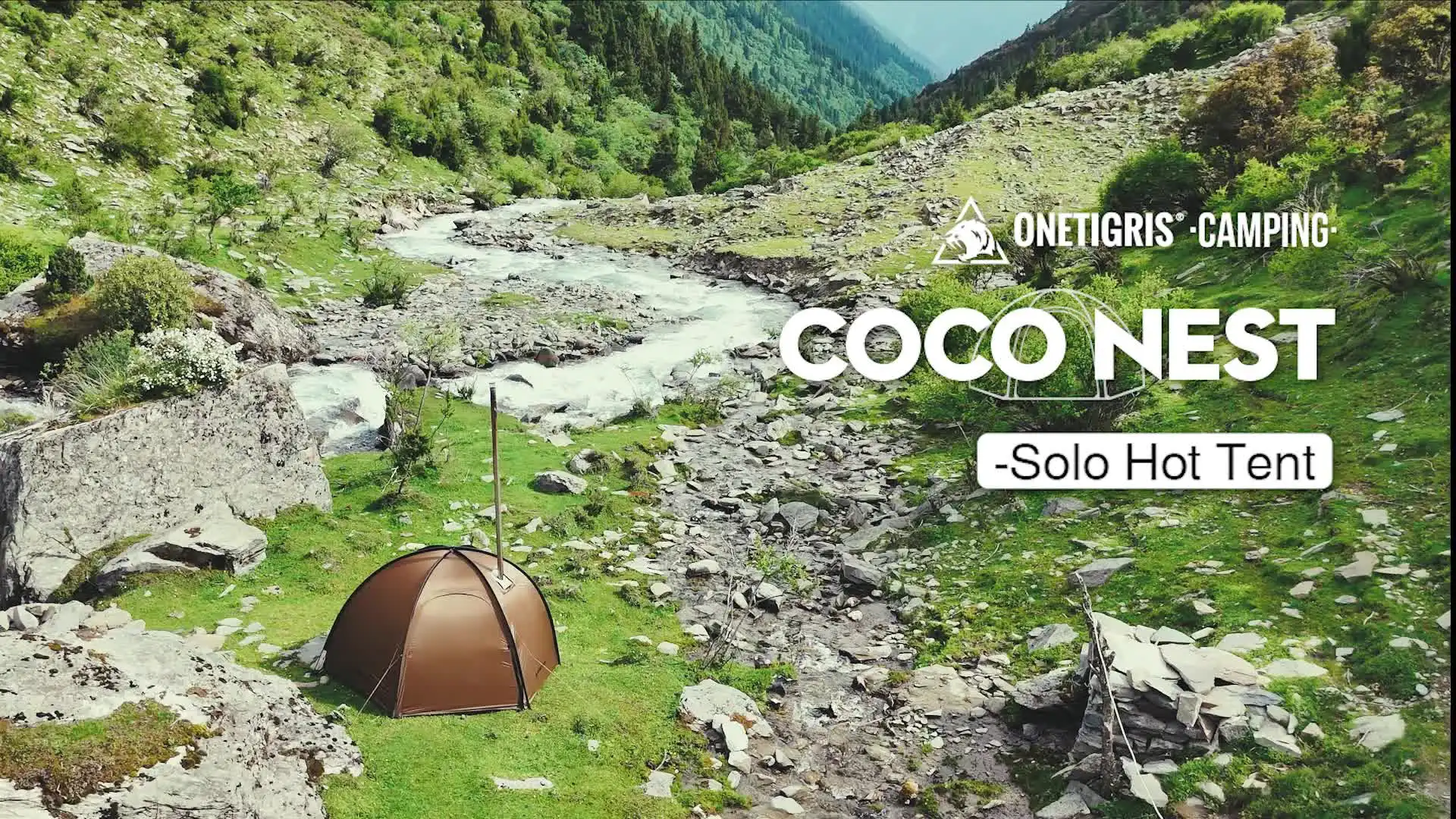 OneTigris Coco Nest Solo Dome Tent with Stove Jack 3000mm
