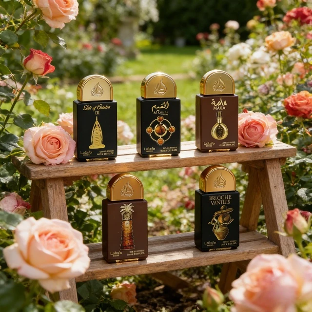 Coffret cadeau de parfum de vanille orientale unisexe, 5x20ml, luxueux, crémeux, doux, chaud, longue durée, collection de parfums avec profondeur élégante 1