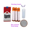 Stuffed Raw Dog Bite Toy Joint Cigarette Case Plush Cigar Funny Interactive Puppy Dog Chew Squeak Toys Cigarettes Toy for A Dog 4
