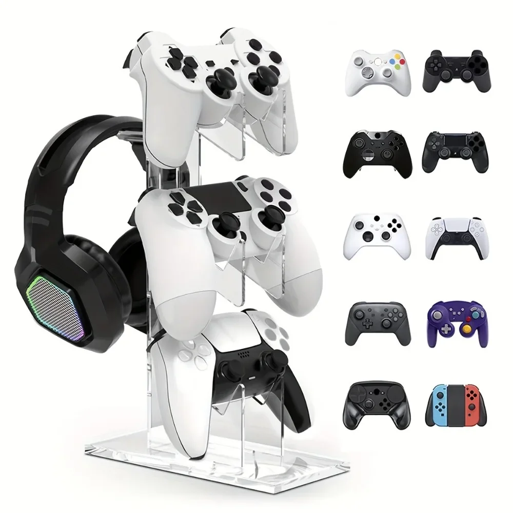 Controller Stand Universal 3 Tier Controller Stand And Headset Stand 3 Layer Acrylic Controller Holder Game Fotph Fotph I.127824019