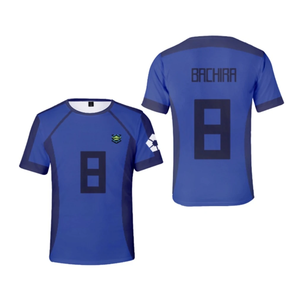 2024 New Kids Summer Anime BLUE LOCK Isagi Yoichi Jersey T-Shirt Men Harajuku Short Sleeve Tee Adults And Children Tops Clothing 6