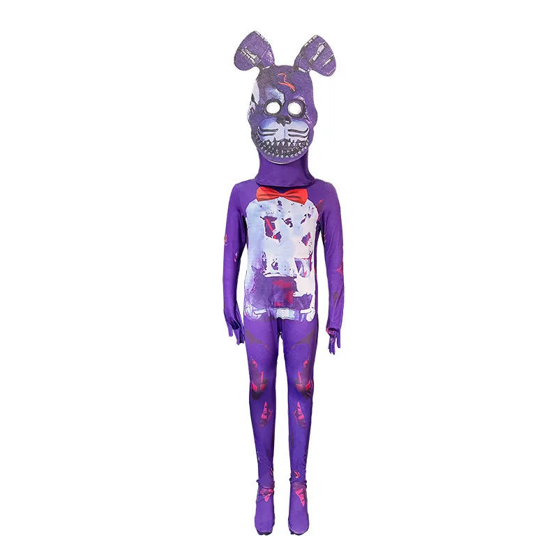 FNAF Halloween Costume for Kids Five Nights Freddyed Jumpsuit