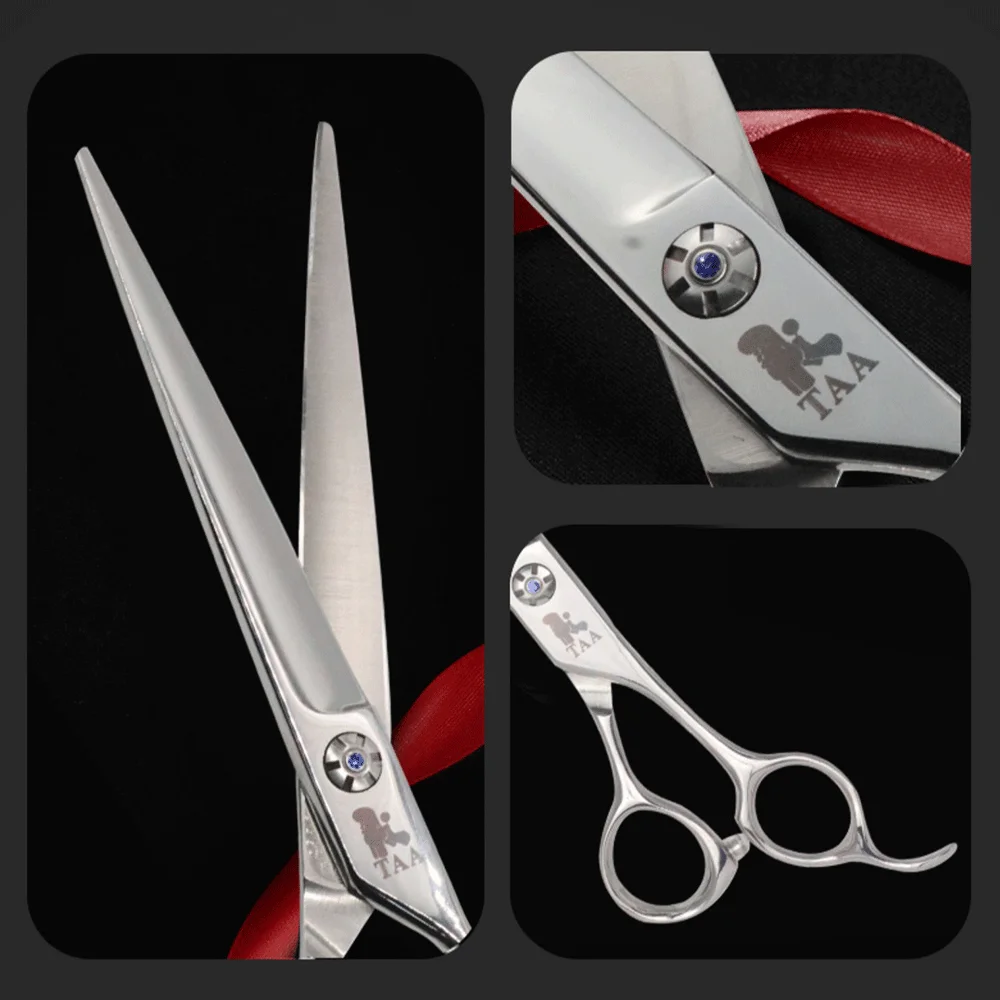 Hair Trimming Scissors Hairdressing Scissors Dog Grooming Scissors Dog Grooming Tool Professional Pet Scissors for Dogs Cat Hairdresser 440C Alloy Steel Clipper Hair Cutter