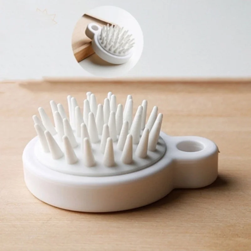 

Silicone Wash Hair Brush Soft Material Scalp Itch Massage Comb Shower Pet Bath Brushes Spa Anti-Dandruff Shampoo Tool