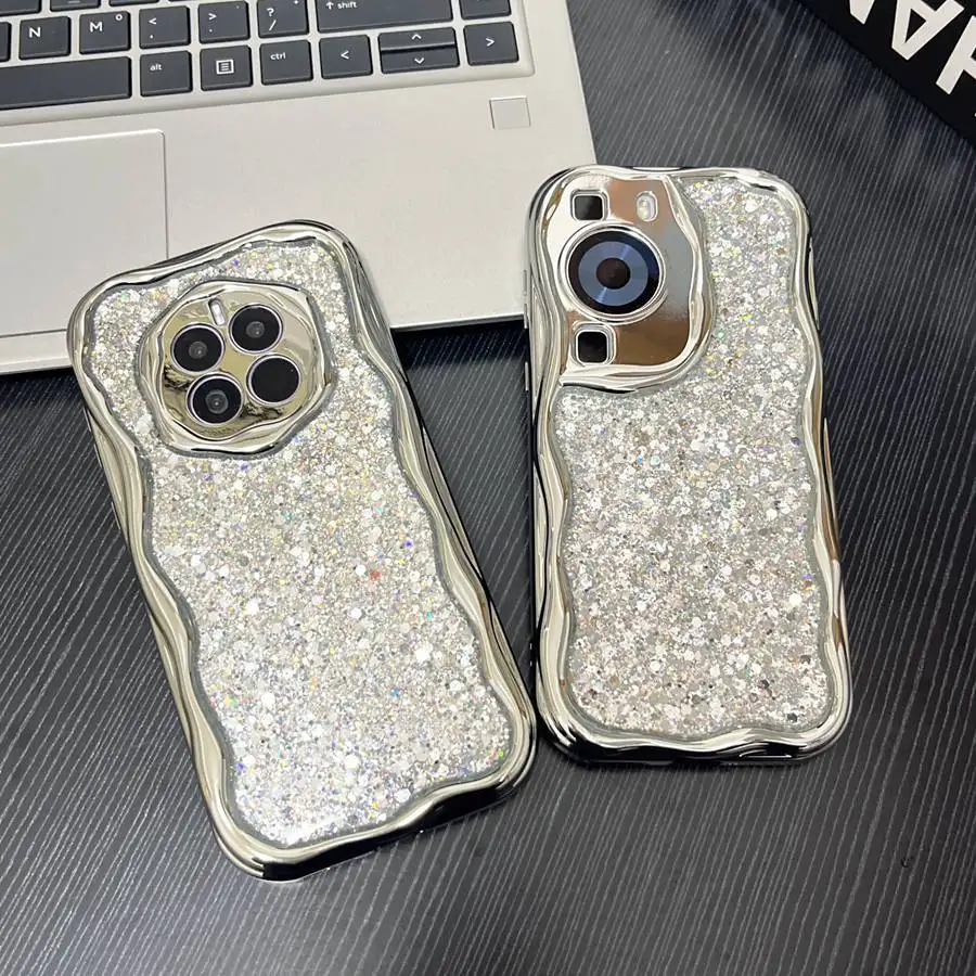 

luxury plating Glitter case For huawei NOVA 11 10 9 8 7 silicone Shockproof Phone case nova7 /nova8pro /nova9pro / nova11pro