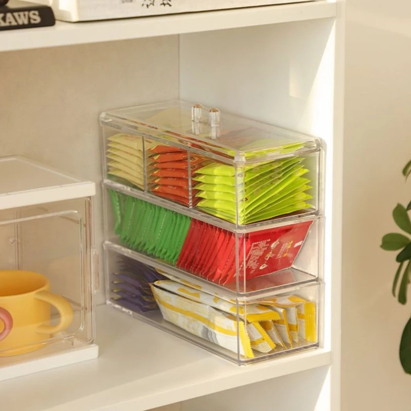 Tea Bag Storage Box Drawer 1