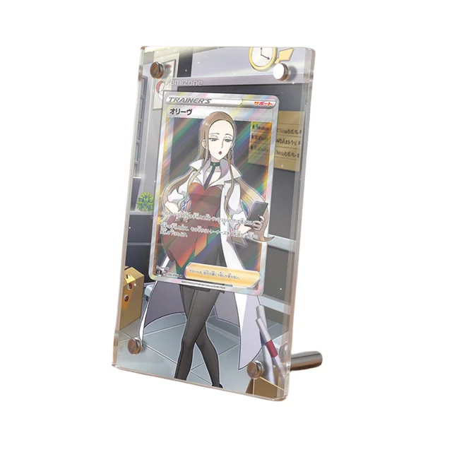 Ptcg 포켓몬 확장 그림 카드 수집가 카드 디스플레이 스탠드