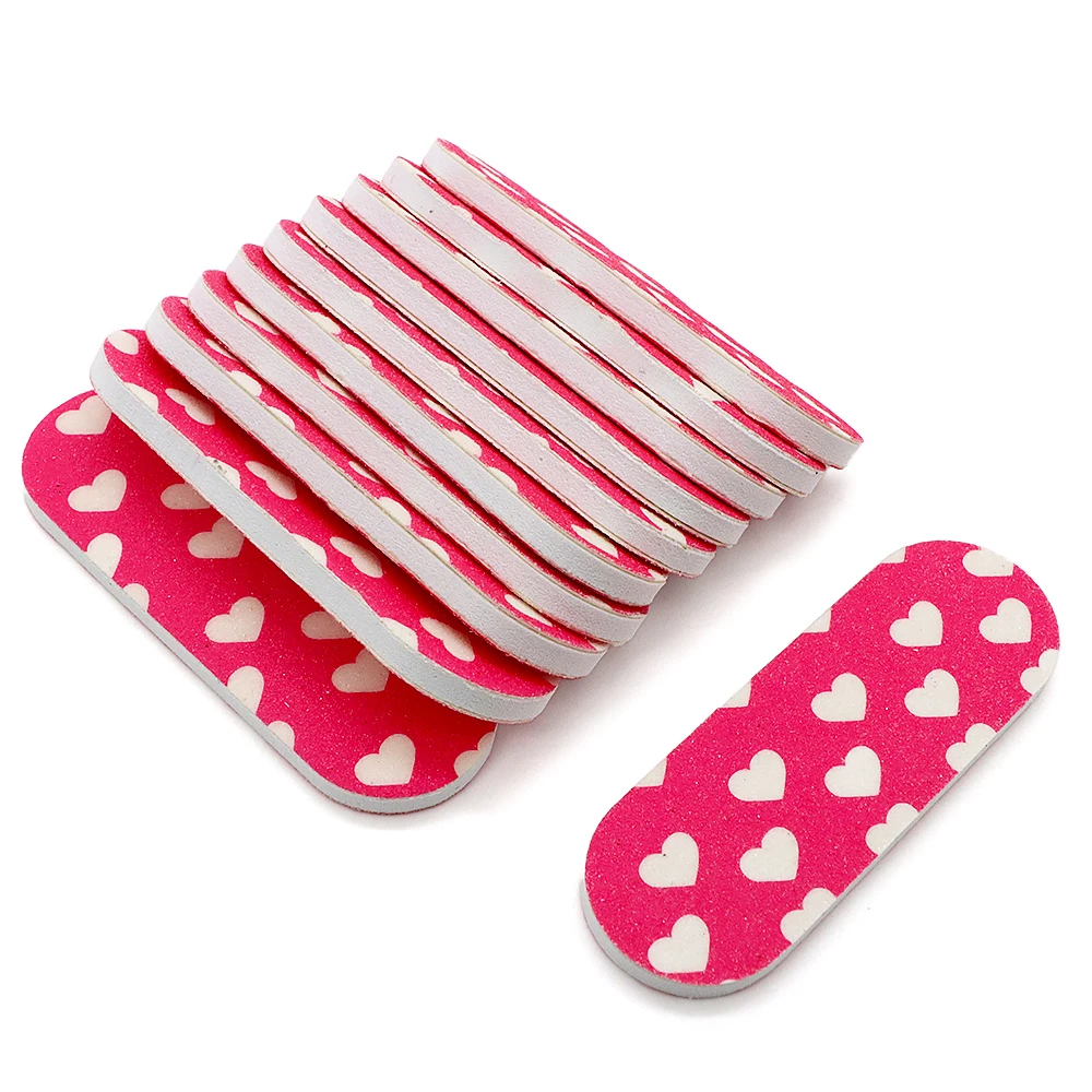 10/20/50 قطعة صغيرة التلميع الرملي الملفات كتلة باديكير الرعاية مسمار الفن عازلة البولندية مانيكير باديكير ملف الأظافر أدوات