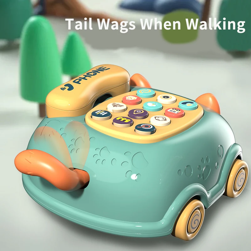 Cell Phone Toy Learning Toys Baby toys 0 12 months Montessori Musical Piano Phone Toys For Baby Girl 13 24 Months Mobile Phone Toys For Kids 2 To 4 Year Old