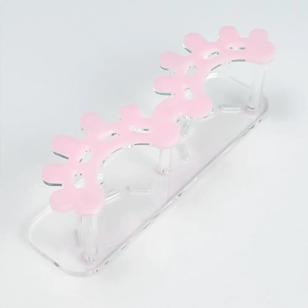 8 Holes Lash Tweezers Display Stand Steady Acrylic Beauty Tweezer Storage Rack Multi-functional Smooth Surface 2