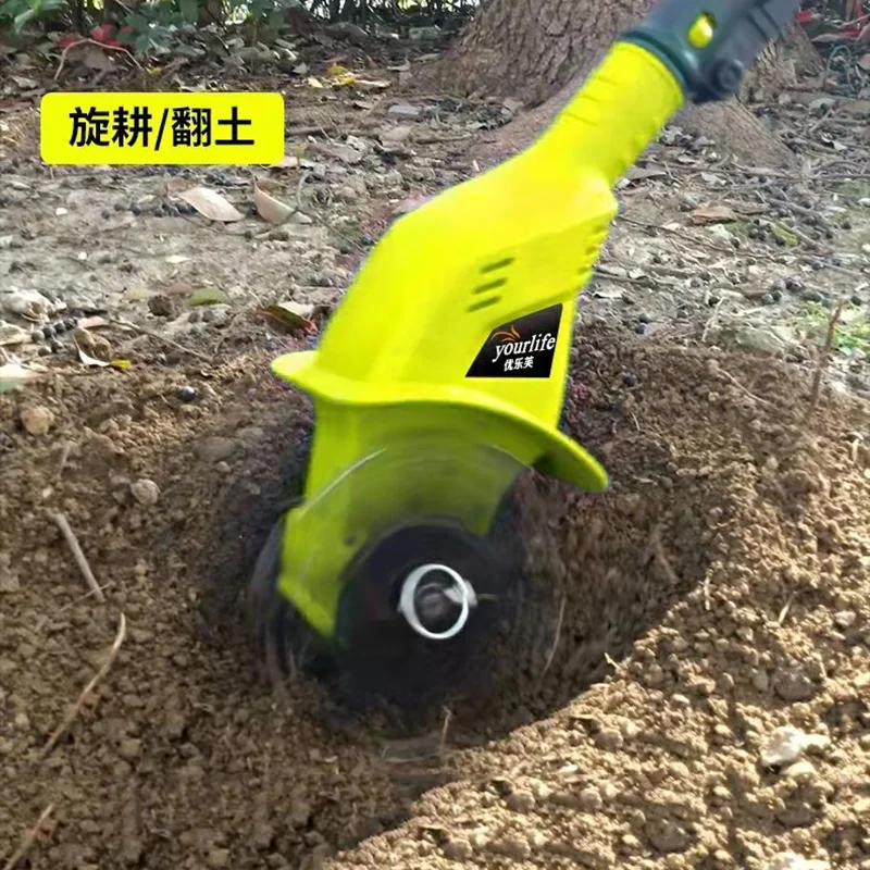 20V Handheld Electric Ripper Cultivator Garden Rotary Small Weeder