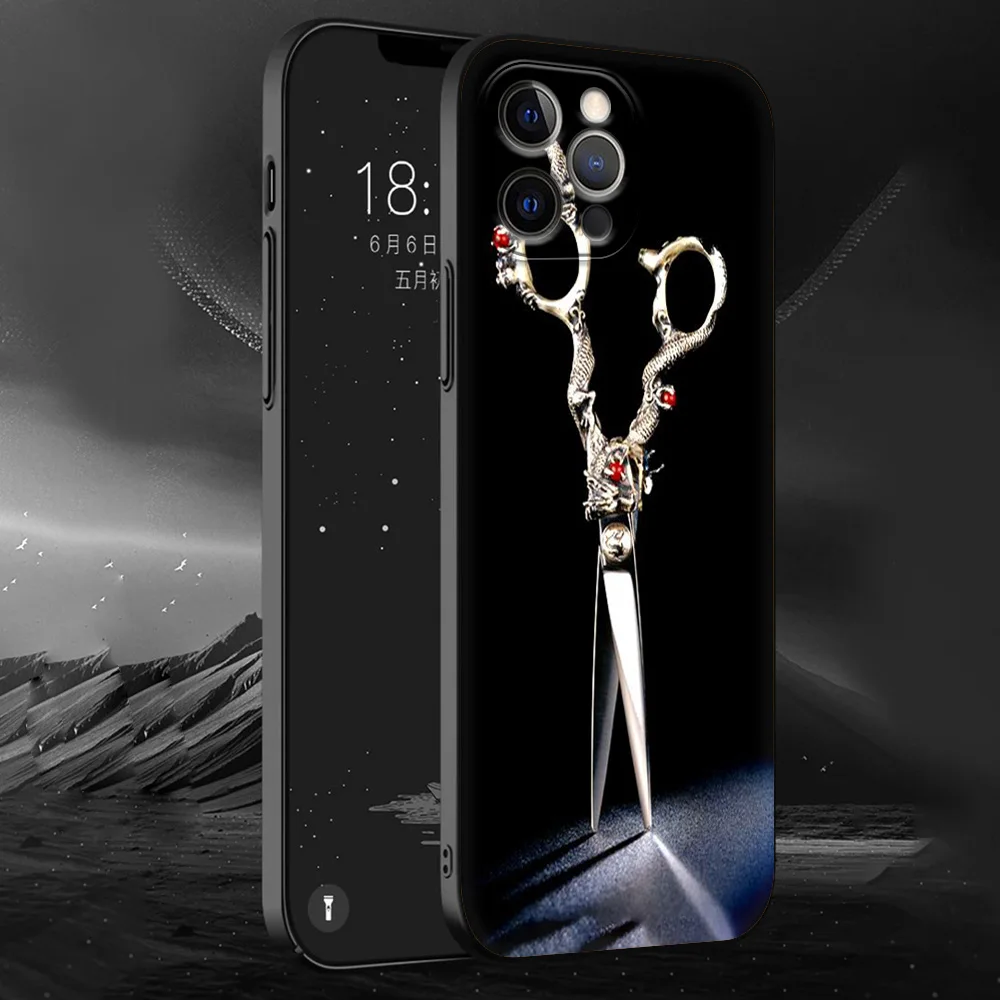 Luxury Barber Shop Hair Stylist Tools Phone Case Cover