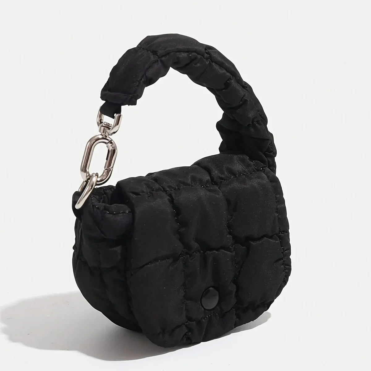 Marsupio mini cloud alla moda, leggero, solido, con chiusura sicura a bottone, portamonete decorativo e tasca per cuffie._voghion.com