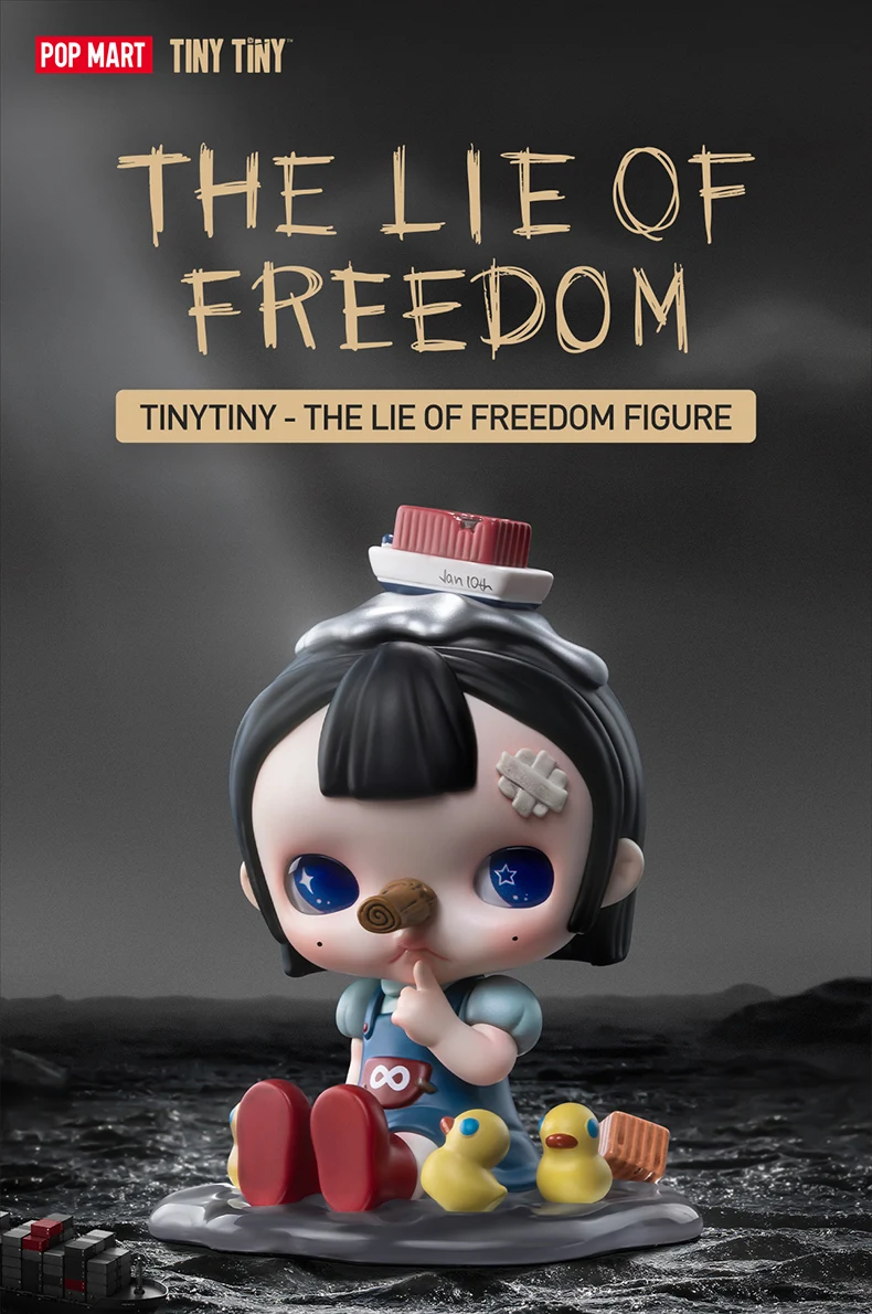 POP MART TINYTINY THE LIE OF FREEDOM FIGURE Limitiert auf 2 Stück pro Bestellung – Detail 1