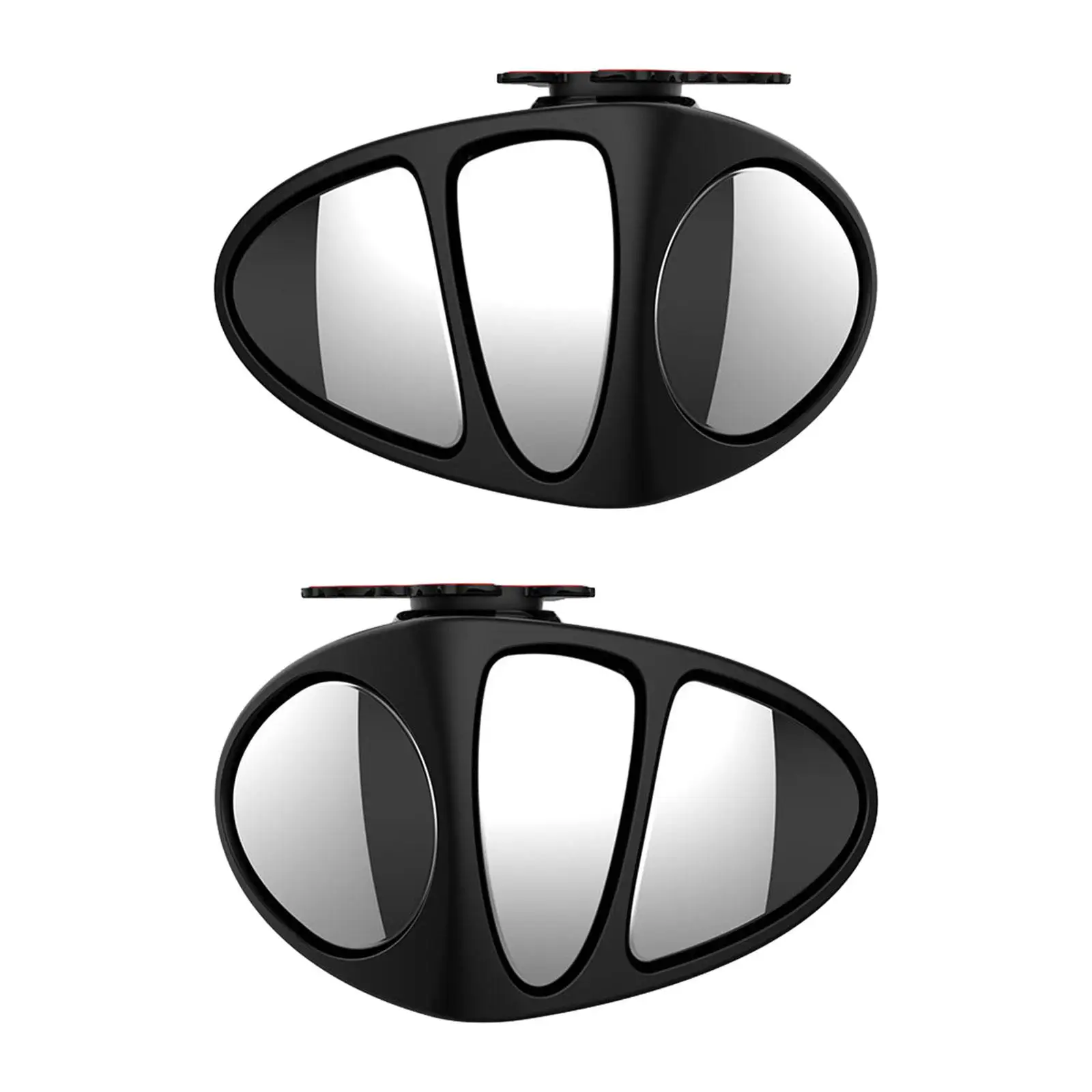 

Универсальное зеркало заднего вида, практичное черное Выпуклое боковое зеркало заднего вида с широкими углами для автомобиля