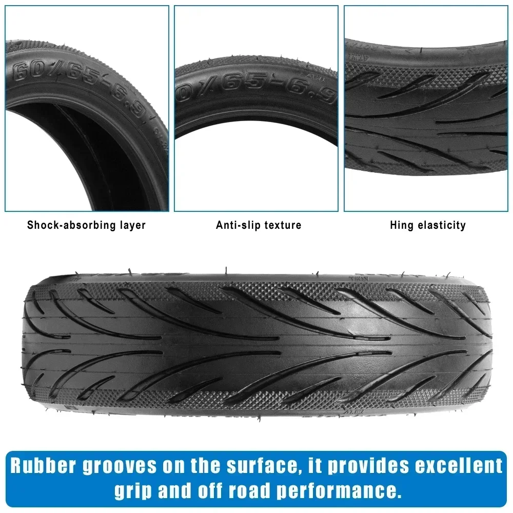 Für Ninebot Segway Max G2 G65 Elektroroller 60/65-6,9 Vakuum-Außenreifen 10 Zoll Tubeless Rear Jelly Kickscooter Reifen ersetzen – Detail 4