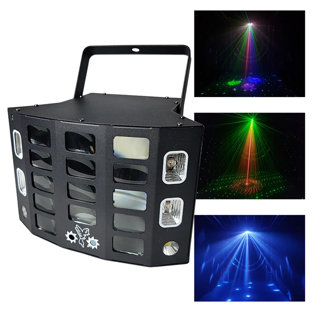 Luz Led Con Efecto De Mariposa 5 En 1, Rayo Láser, Patrón Estroboscópico,  Iluminación Profesional Para Discoteca, Dj, Dmx512, Iluminación De  Escenario - Iluminación De Escenario - AliExpress