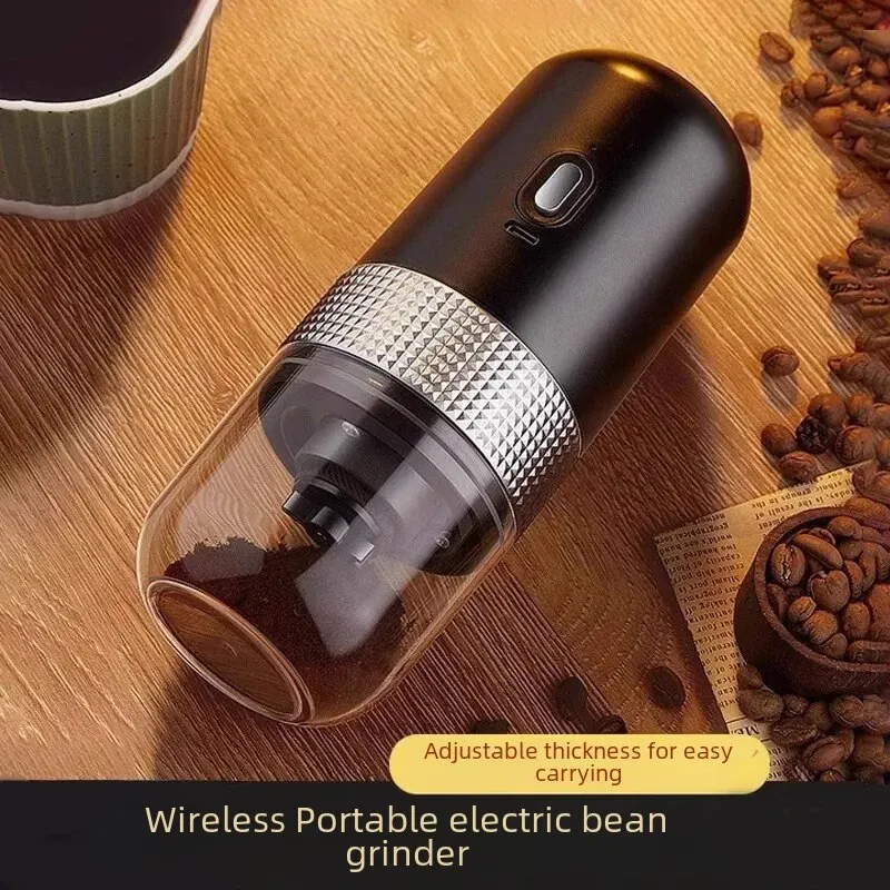 PortableElectricManualCoffeeGrinderHomeUseSmallSizeAutomatic