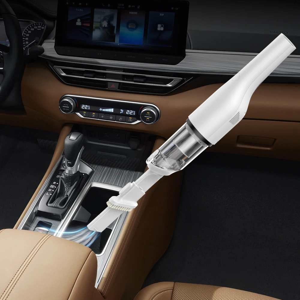Car Vacuum Cleaner Strong Suction Wireless Portable High Power Handheld Rechargeable Vacuum Cleaner 12V Car Interior Accessories
