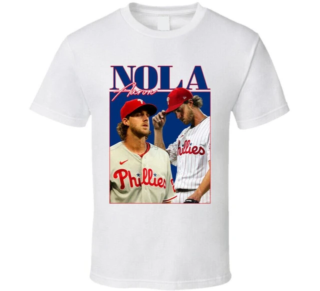 Aaron Nola Phillies Baseball Player 90s Style T-Shirt Gift For Fan