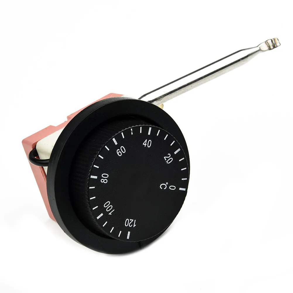 

1pc 250V Adjustable Electric Fan Thermostat Switch Radiator Temperature Control Probe Car Accessories Universal Steel Plastic
