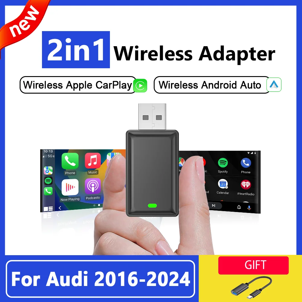 Adattatore Wireless Per CarPlay E Android Auto - Plug & Play Per Auto Dal 2016 - Foto 4