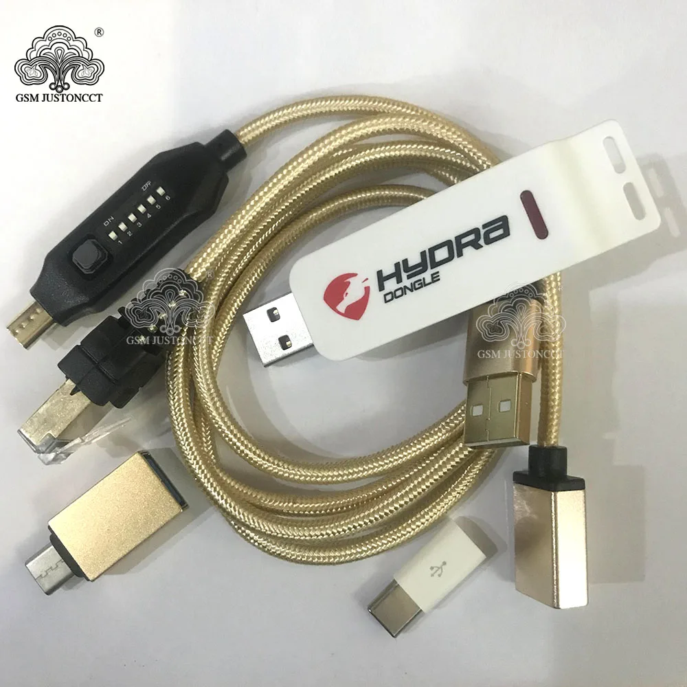 

Новинка 2024 г., HydraDongle является ключом для всех инструментов HYDRA USB, программного обеспечения + набор кабелей UMF для любой загрузки (легкое переключение) и Micro