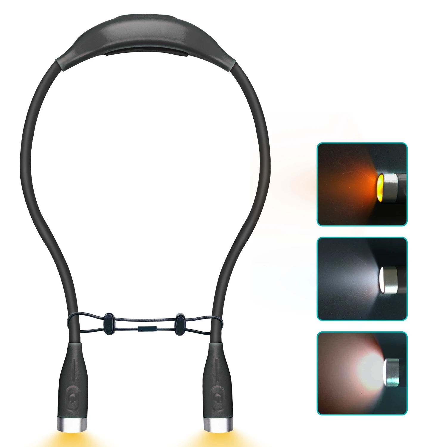 Hug Reading Light, Neck Light for Reading,Sewing,Knitting,LED Rechargeable Hands Free Light for Children,Adults