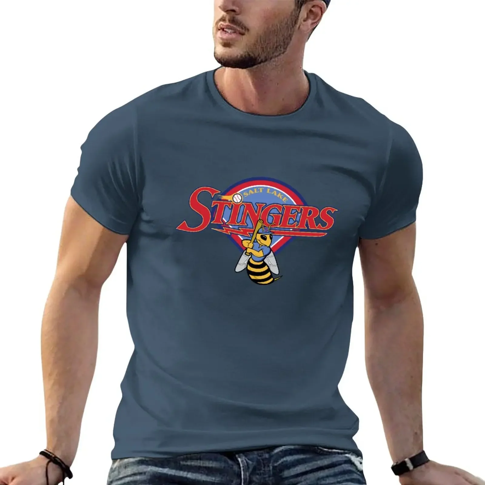 

Salt Lake 'The Sting' Club T-Shirt vintage boys animal print heavyweight t shirts for men