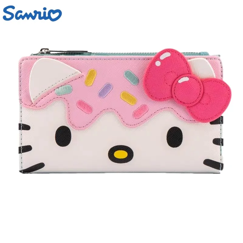 thumbnail image 1 of Sanrio Hello Kitty Purse Loungefly Clutch Purse Women'S Purse Adult Birthday Gift Card Bag Double Fold Pink Coin Purse Gift, 1 of 5