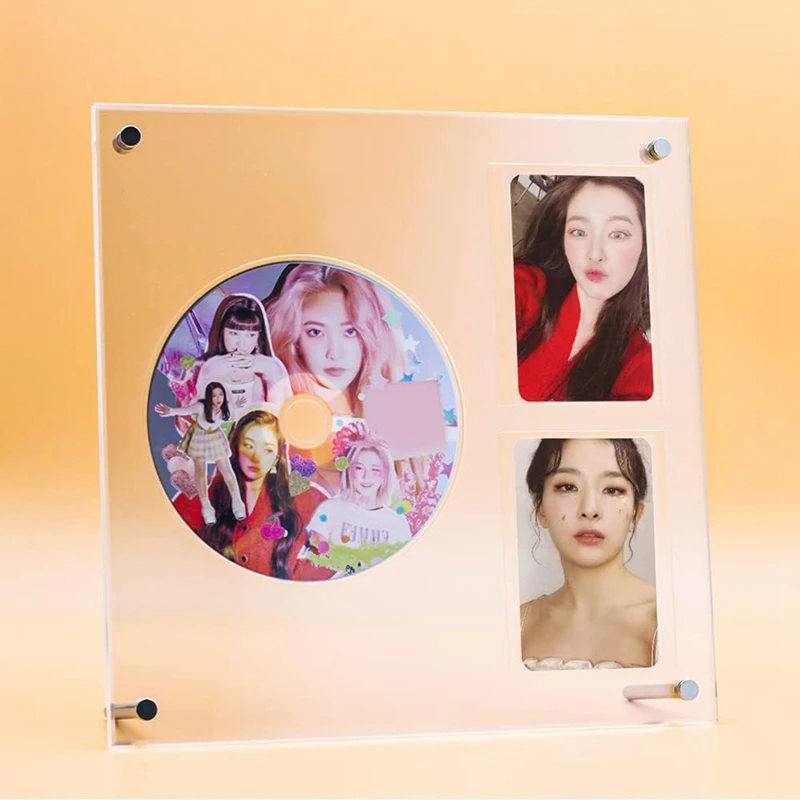 

1 Piece Photocard Acrylic Standing Display Card Cares Ultra Clear Trading Cases Protectors For Photocard