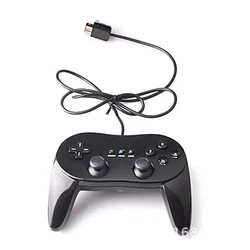 Classic Wired Game Controller Remote Joystick - Enhanced Design (Black)