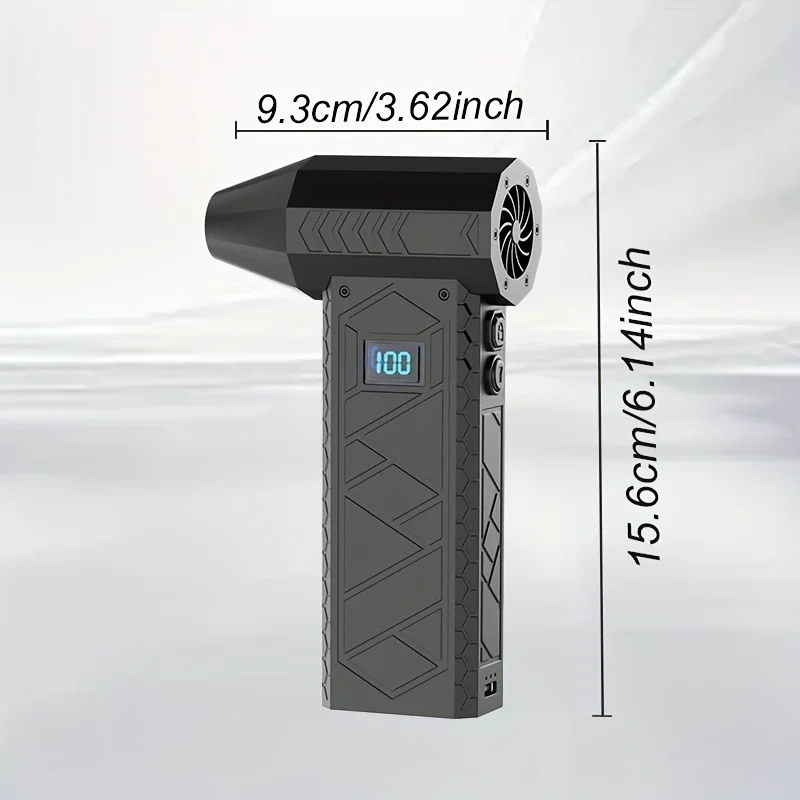 180000RPM Mini Air Blower Turbo Jet Fan Electric Power Display Handheld Mini Dust Cleaner High Speed Duster Gun Cleaning Tool 5