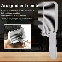 Barber Hair Cutting Positioning Comb Gradual Combs Clipper Blending Flat Top Hair Comb Men's Hair Comb Salon Styling Tools
