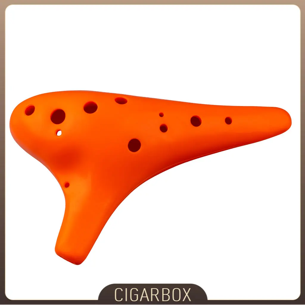 

Orange Colors 12 Hole Ocarina Ceramic Alto C Legend Of Ocarina Flute Music Instrument Flute Woodwind Accessories