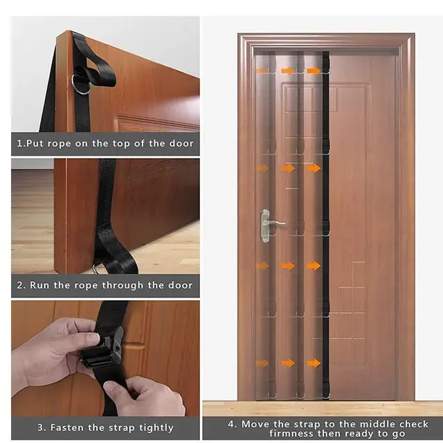 Upgrade Door Anchor Strap for Resistance Bands Exercises Anchor Attachment for Home Gym Fitness Portable Door Band Resistance 5