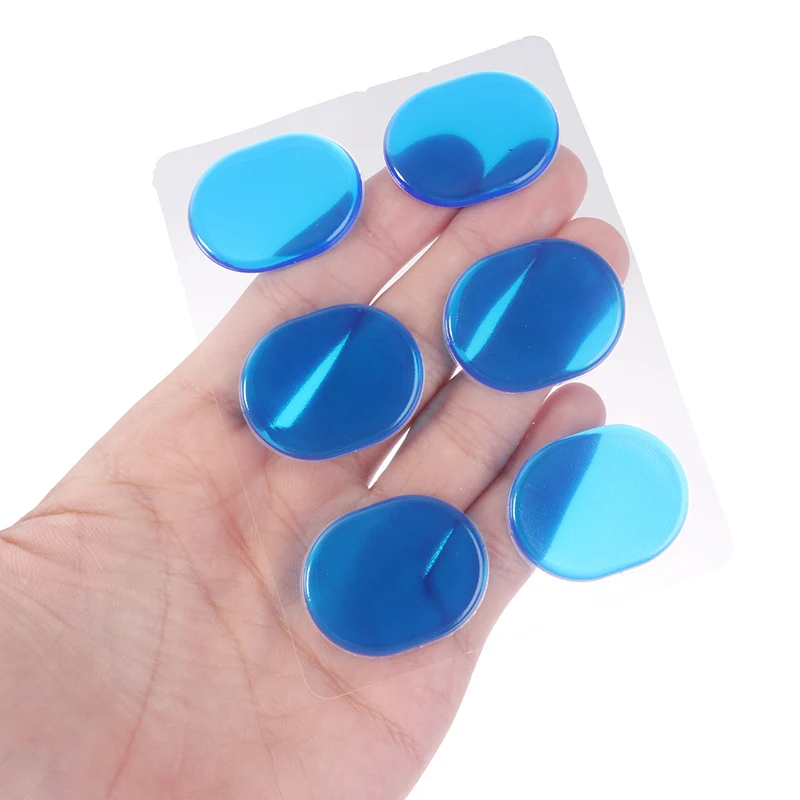 6Pcs/Set Drum Dampeners, Drum Damper Gel Pads Silencers Non-Toxic Soft Silicone Mute For Drums Tone Control