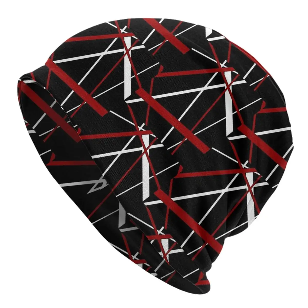 

Black Stripes Unisex winter warm hat Van Halen Beanies hat for men and women outdoor hat