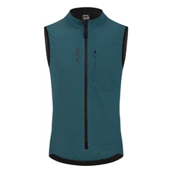 Men's Thermal Cycling Windbreaker Vest - Windproof & Waterproof - Asia 3XL(EU 2XL) (YFVJ1551 blue)