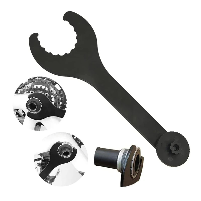 Bottom Bracket Bicycle Install Spanner Hollowtech II 2 Wrench for Shimano Bike Crankset Bike Shops Tools