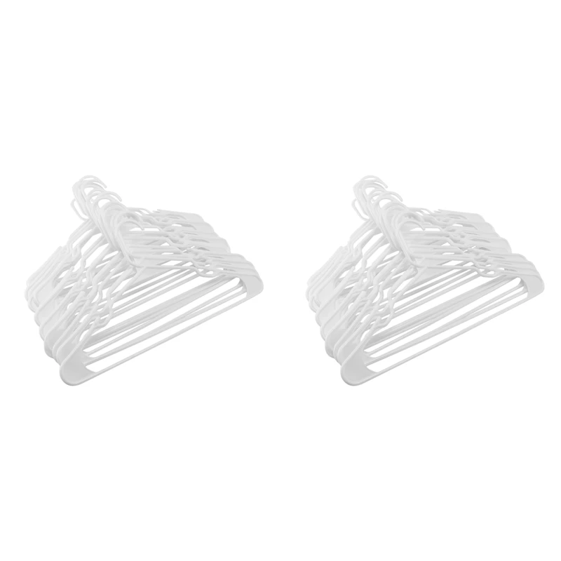 

40 шт./упаковка, пластиковые вешалки для одежды и брюк