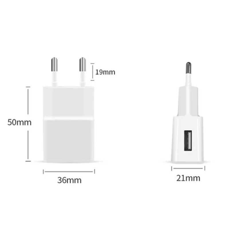 รูปสินค้า Dual USB Charger ชาร์จเร็ว 5V 2A ใช้ได้ทั่วโลก พกพาสะดวก
