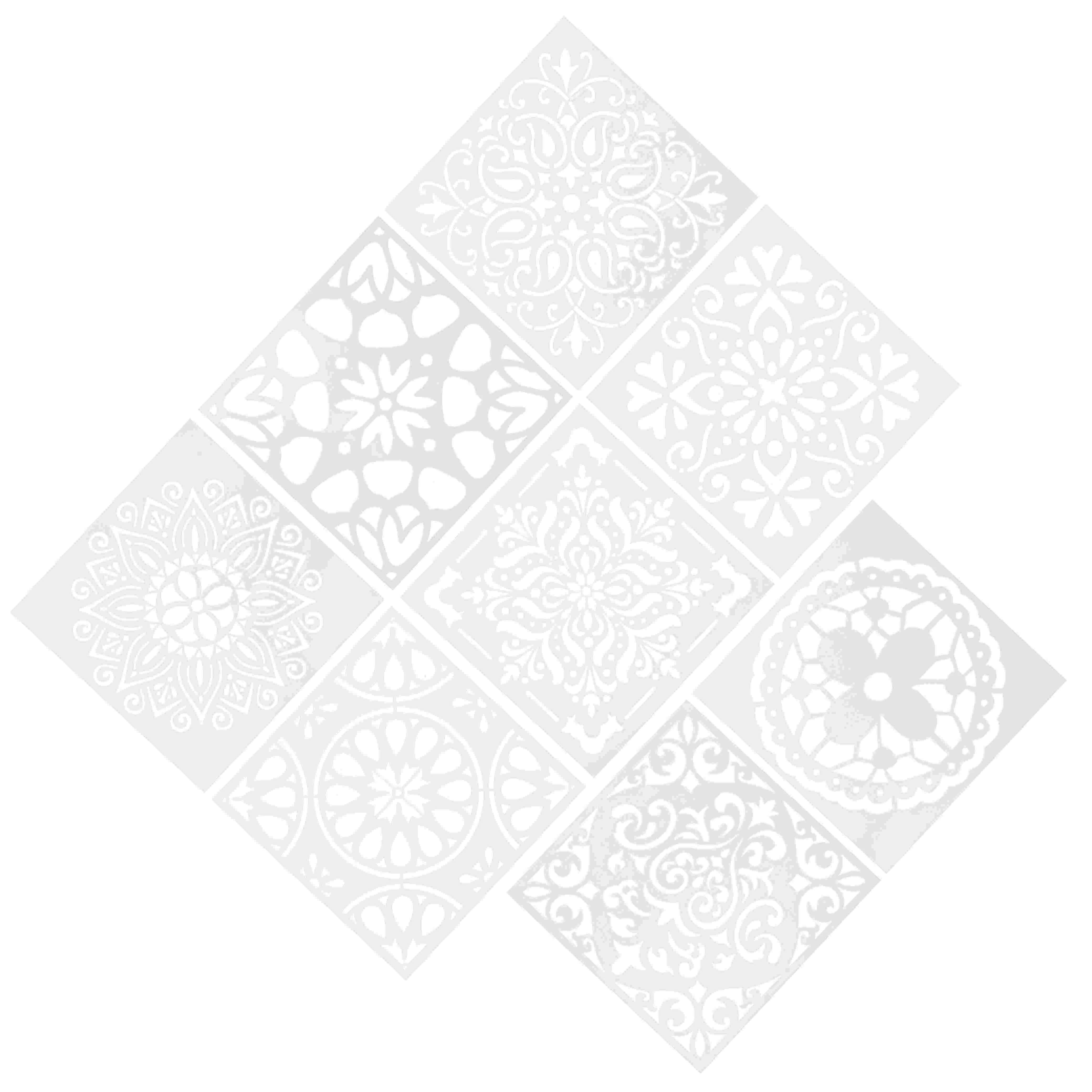 

Reusable Stencils Set Hollow Out Mandala Painting Stencil Flower Drawing Stencil Floor Wall Tile Stencils Spray template