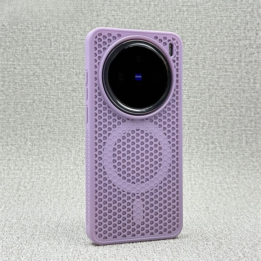 Honeycomb Heat Dissipation Breathable Magnetic Back Cover Case