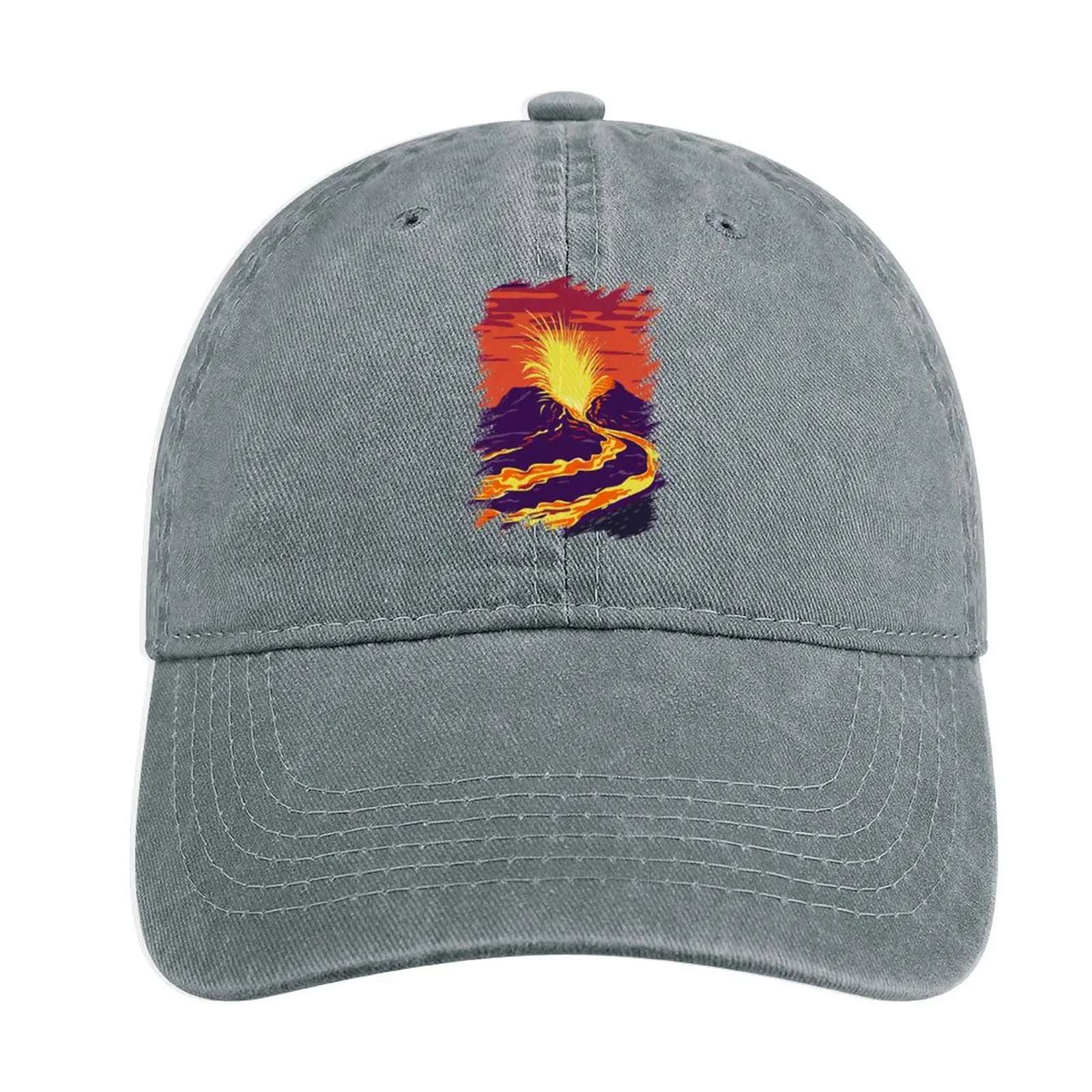 

Hawaii Volcanoes National Park Cowboy Hat dad hat derby hat Thermal Visor Hat For Women Men'S